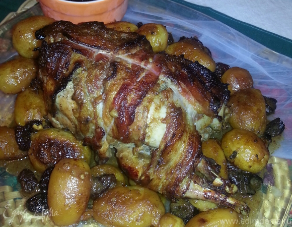 Запеченный в духовке фазан