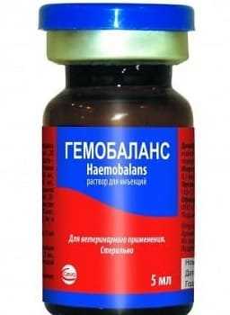 Инструкция по применению Гемобаланса для собак